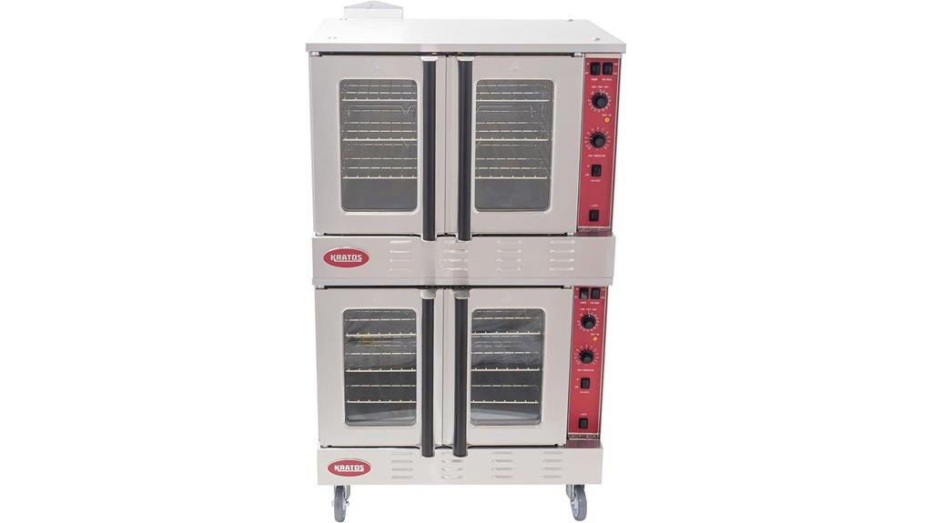 full size double stack oven