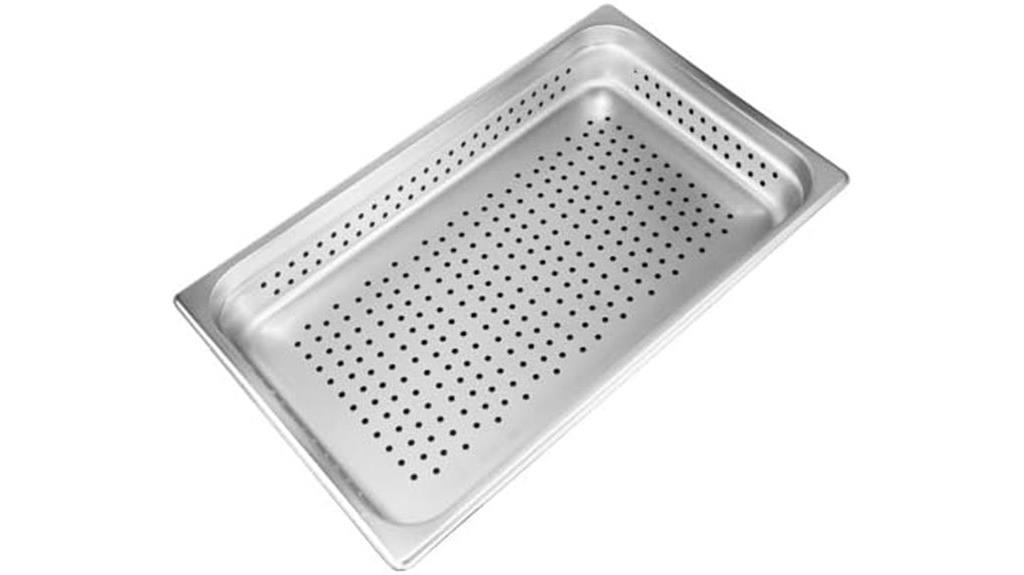 full size perforated steam pan