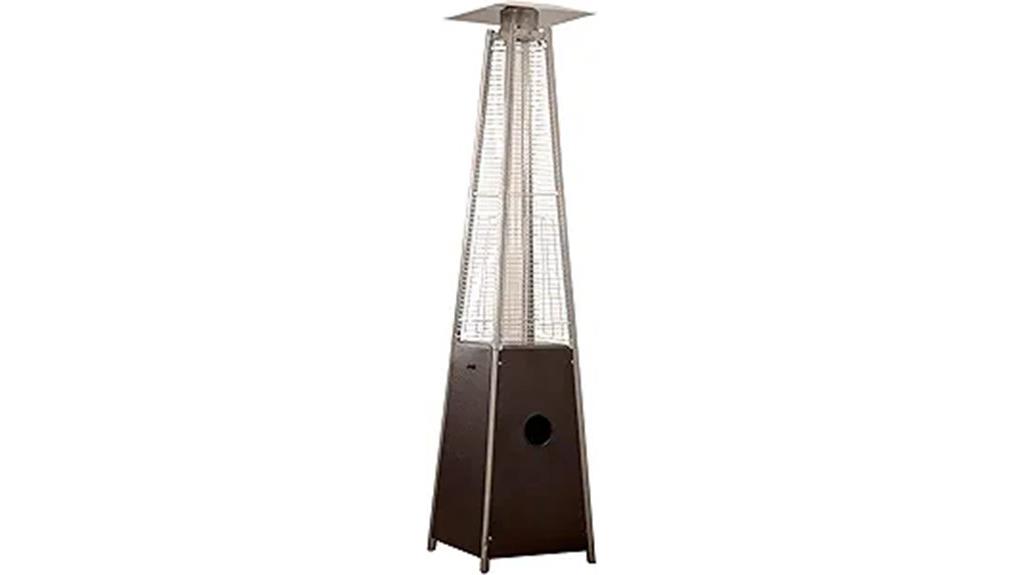 glass tube propane heater