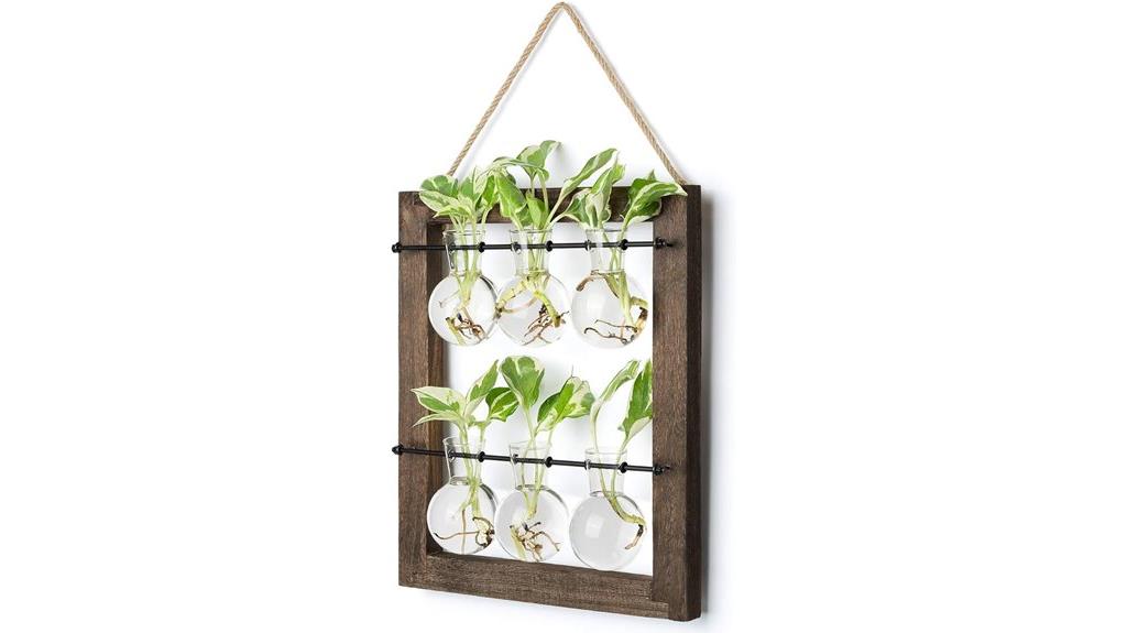 glass wall planter