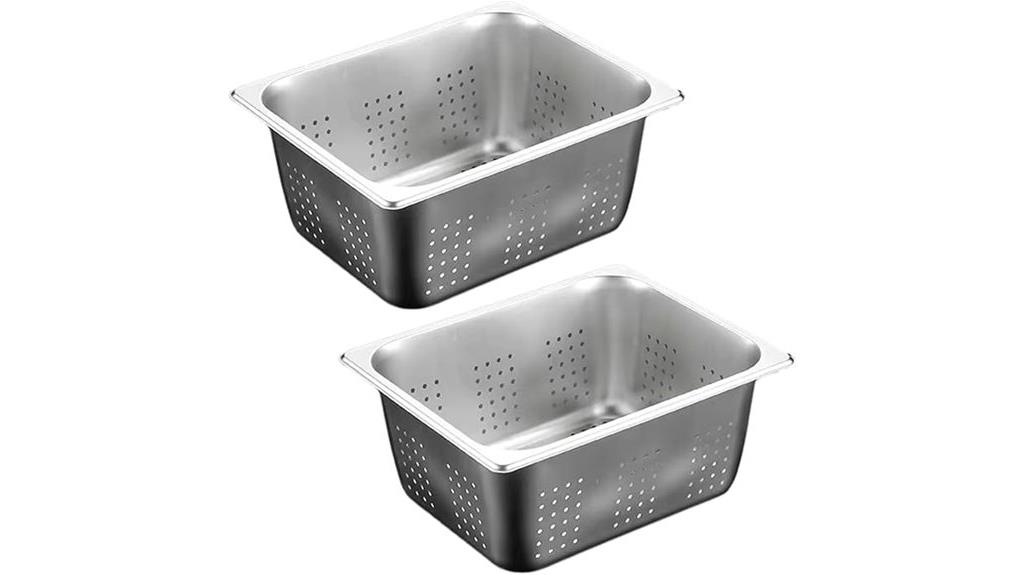 grey 1 2 size pan