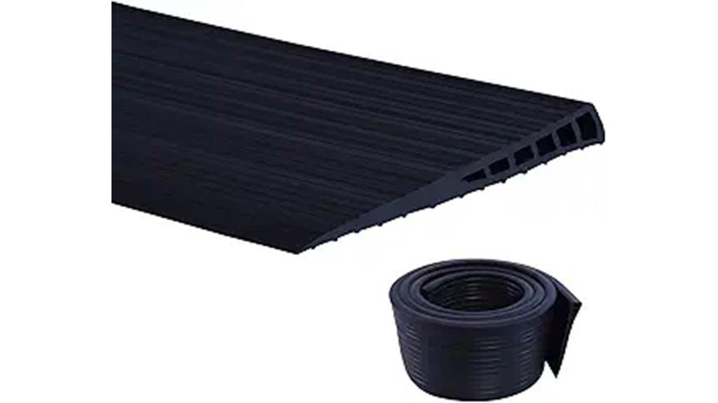 half inch adhesive rubber ramp