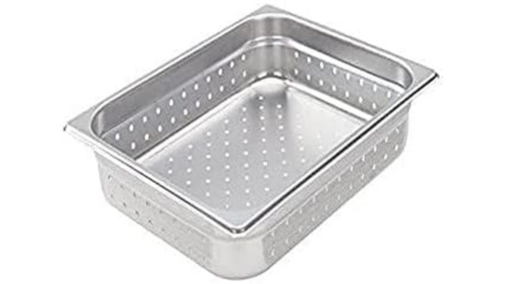 half size deep metal pan