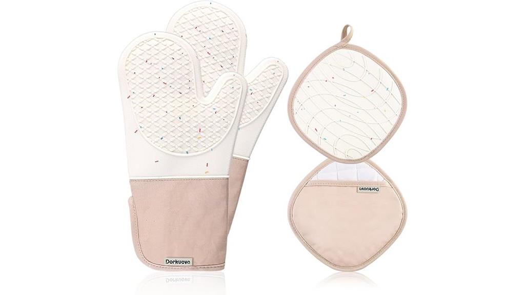 heat resistant silicone oven mitts