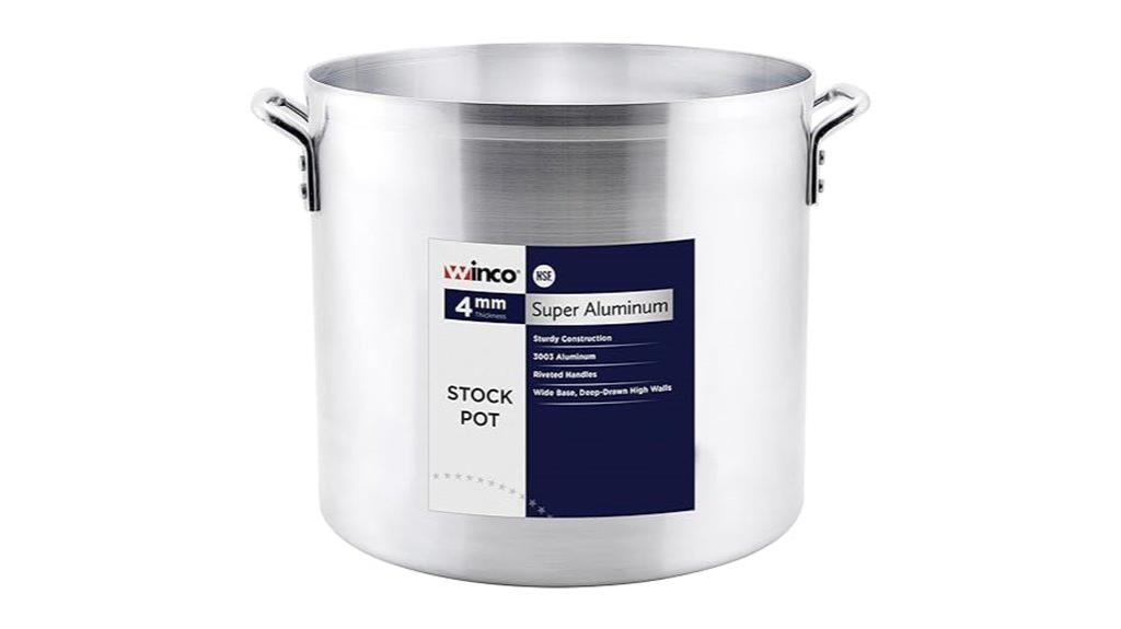 heavy 20 quart aluminum pot