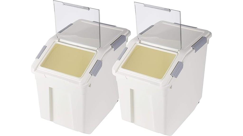 heavy duty 25l wheeled containers