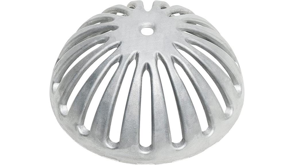 heavy duty aluminum sink strainer