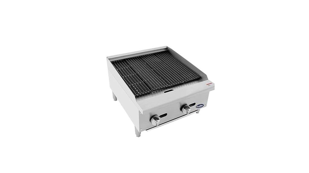 heavy duty gas charbroiler