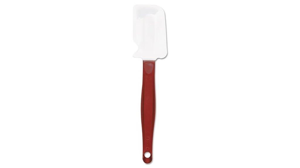 heavy duty red silicone spatula