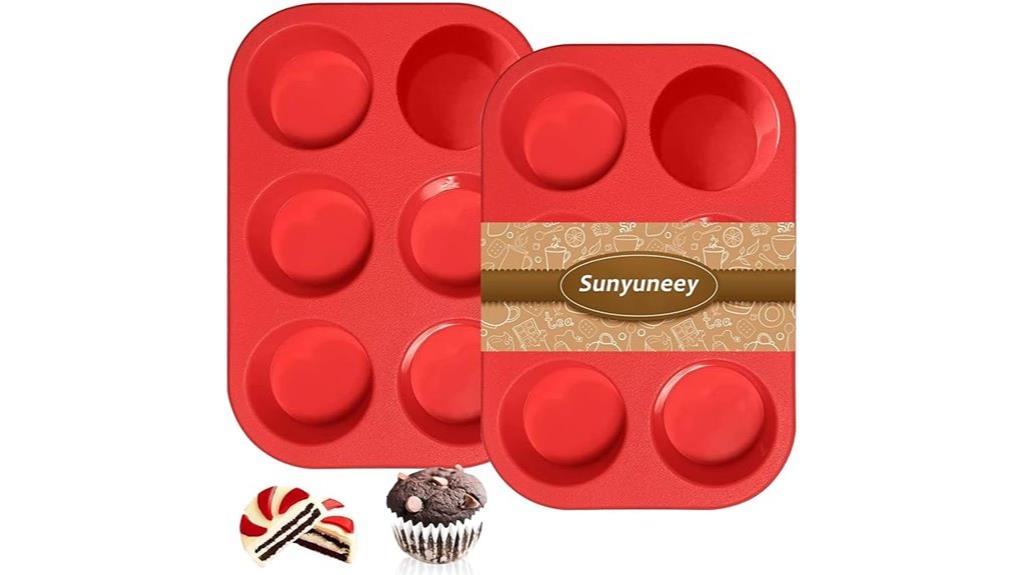 heavy duty silicone muffin pans