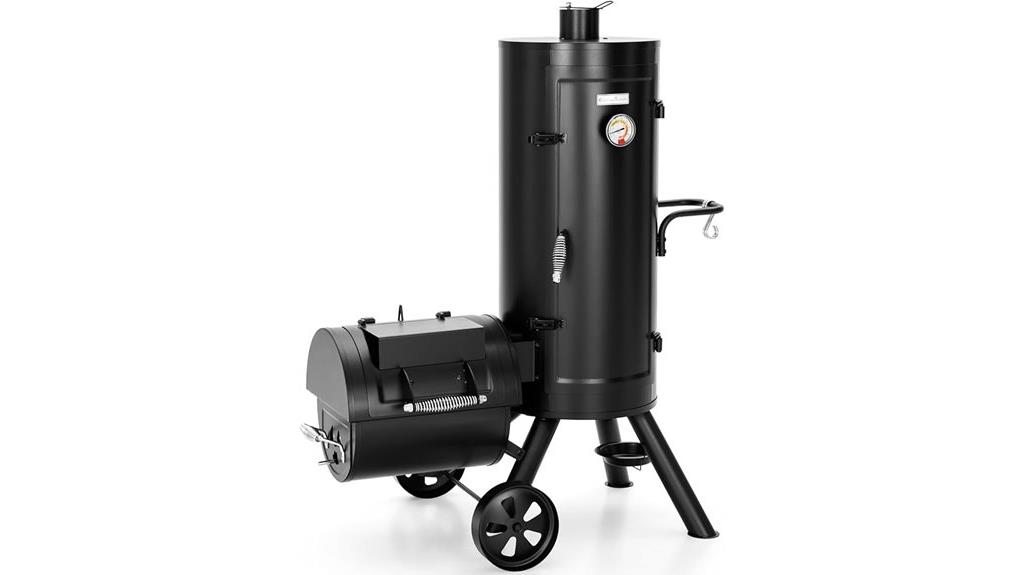 heavy duty vertical offset smoker