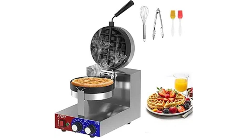 high power rotating waffle maker