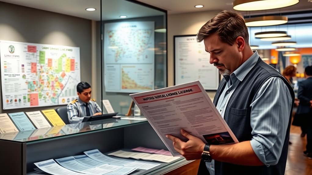 identify licensing authorities and requirements