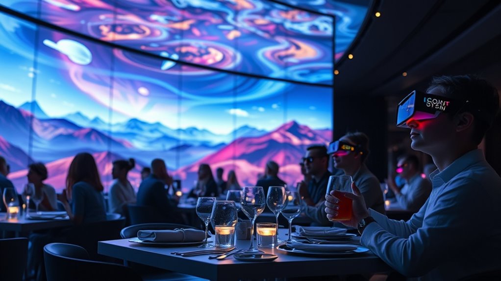 immersive tech dining experience