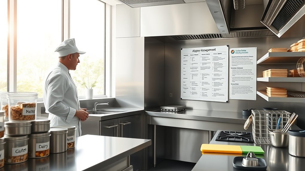 implement clear allergen procedures
