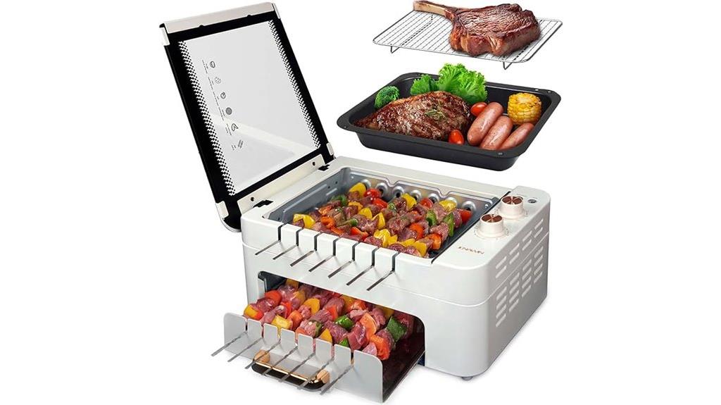indoor electric rotating skewers