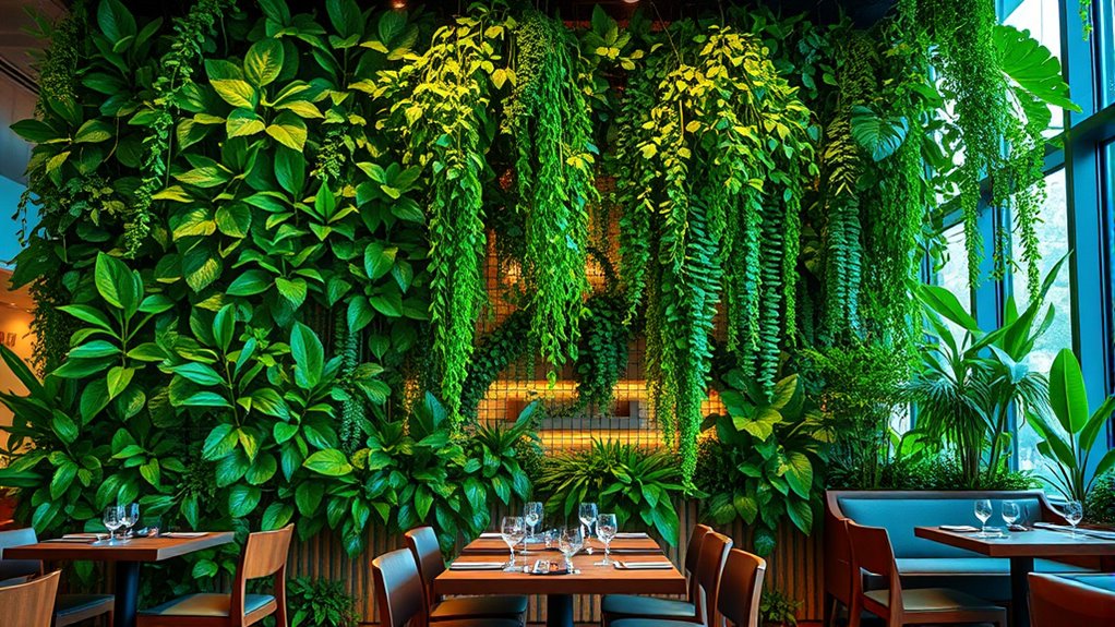 indoor greenery enhances ambiance