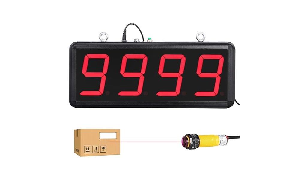 infrared digital visitor counter