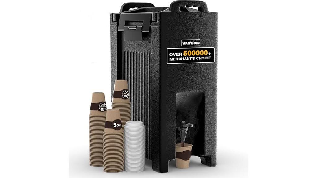 insulated 5 gallon beverage dispenser