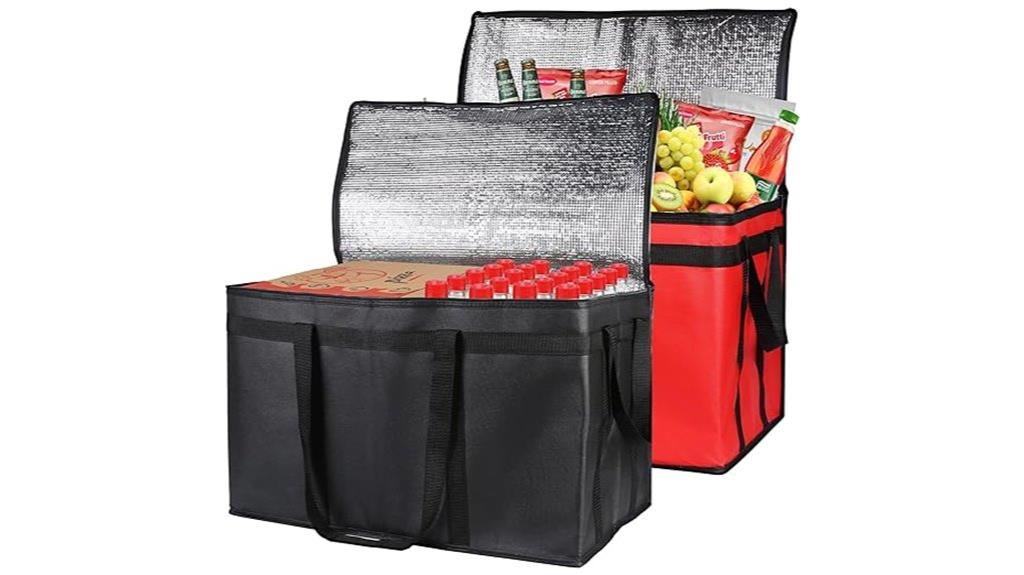 insulated food delivery bags