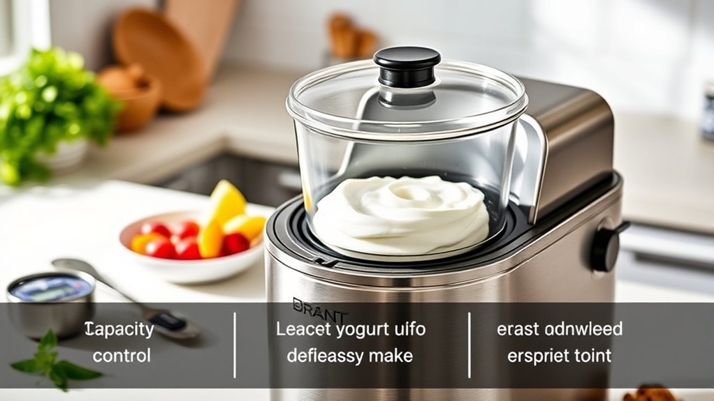 key yogurt maker features