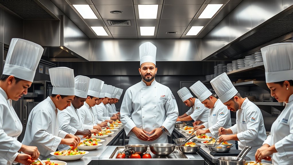 kitchen hierarchy and organization