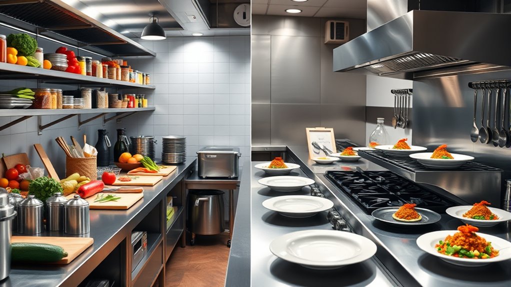 kitchen layout influences menu flexibility