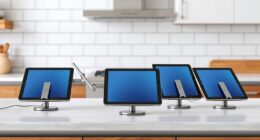 kitchen tablet mount options