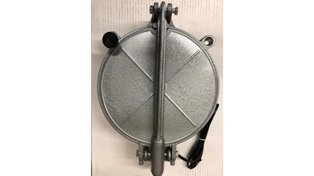 large aluminum tortilla maker