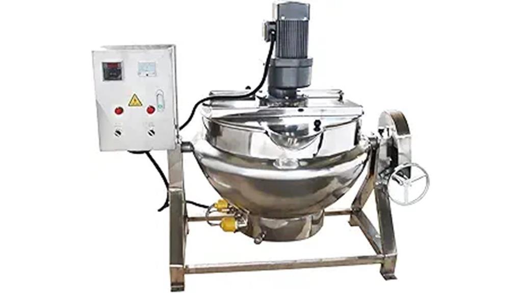 large electric kettle mixer