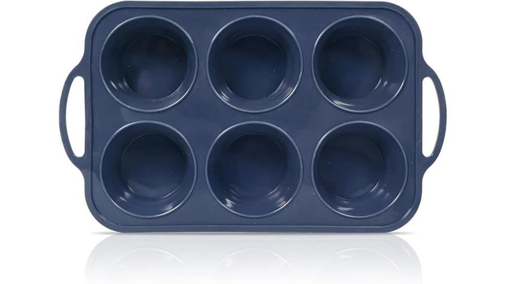 large silicone muffin pan