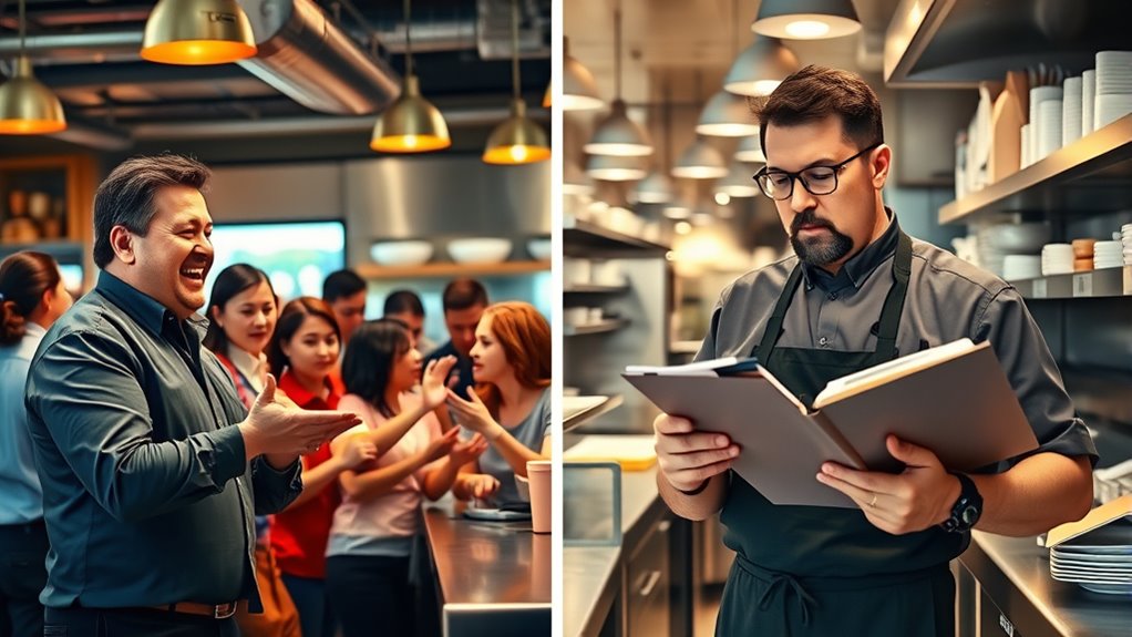 leadership styles in dining