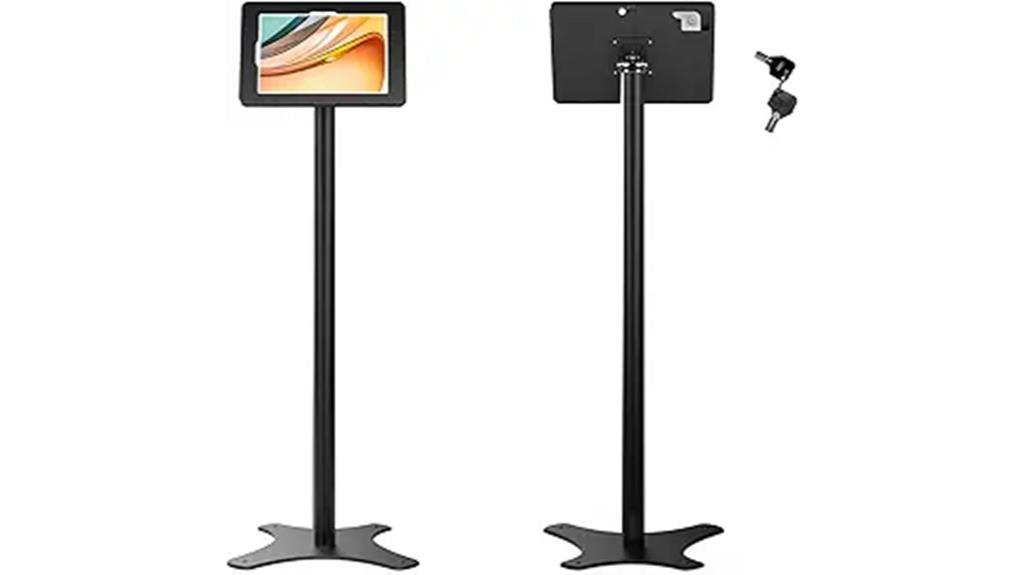 lockable rotation tablet stand
