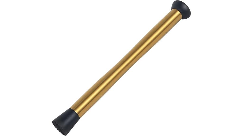 long stainless steel muddler