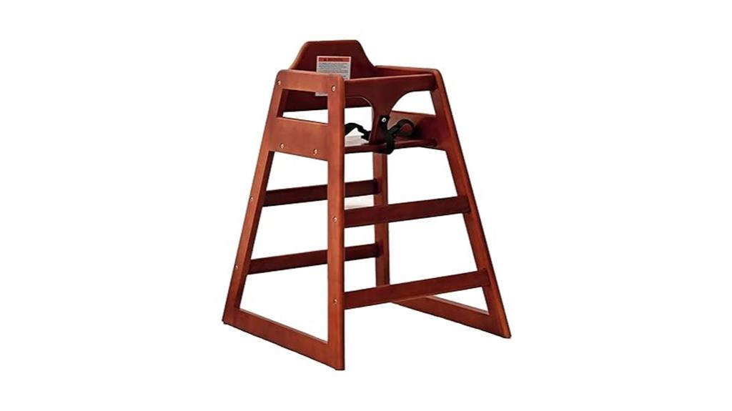 luxury wooden baby seat