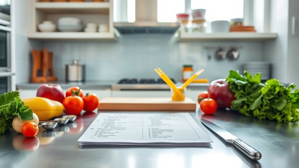 maintain organized updated prep sheets