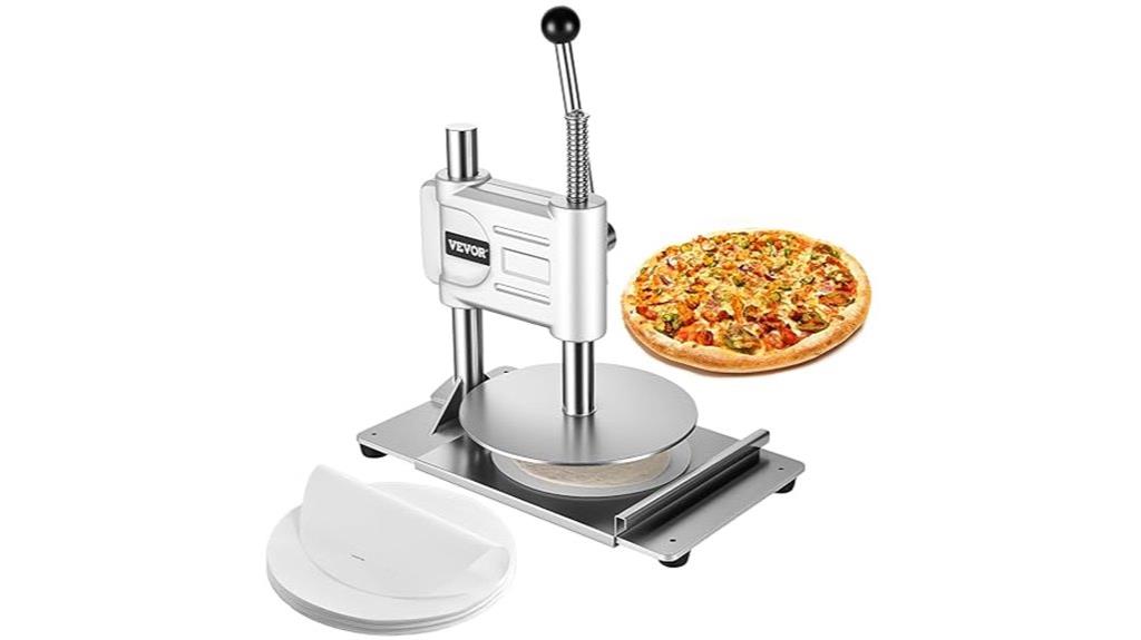 manual pizza dough press