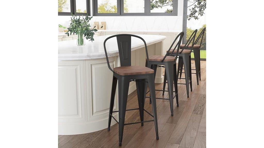 metal farmhouse counter stools