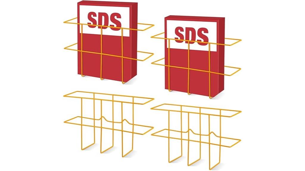 msds binder wall mount