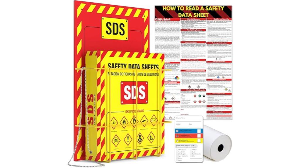 msds wall station binder