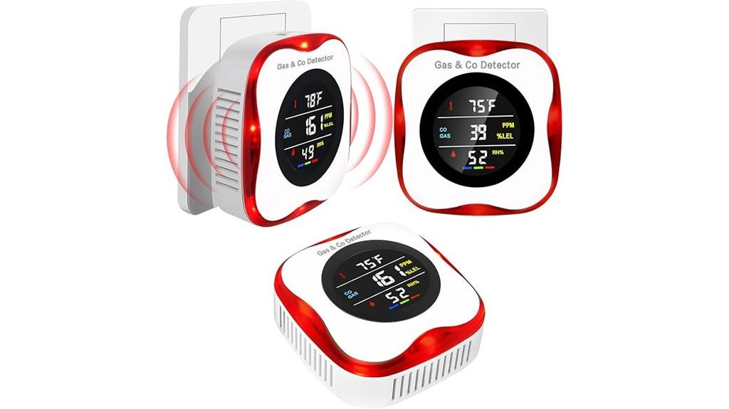 multiple gas leak detectors