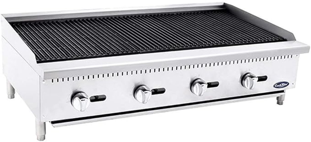 natural gas commercial charbroiler