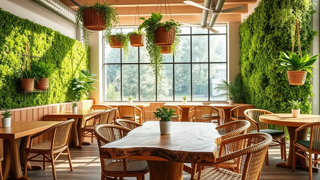 natural sustainable warm ambiance