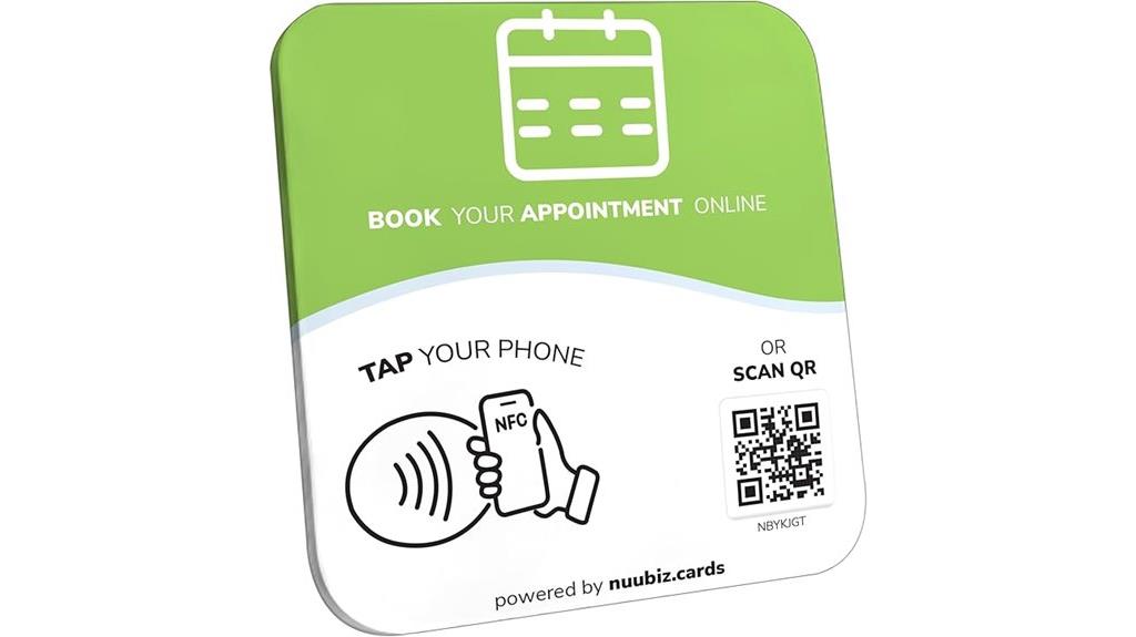 nfc qr appointment sign