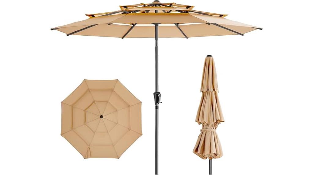 nine foot outdoor umbrella