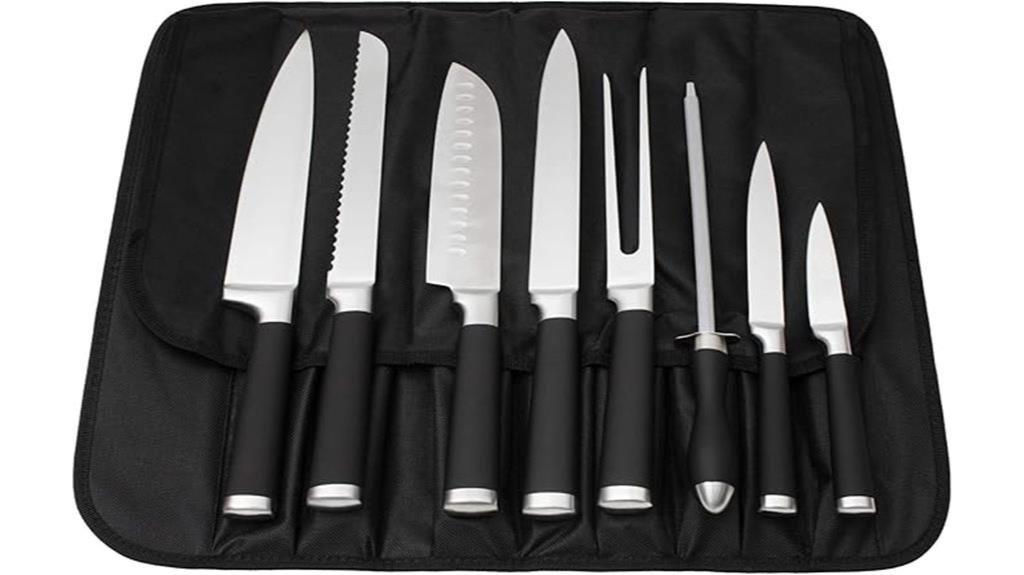 nine piece knife set