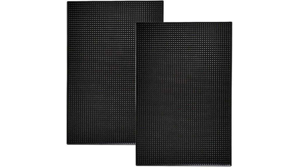 non slip rubber bar mats