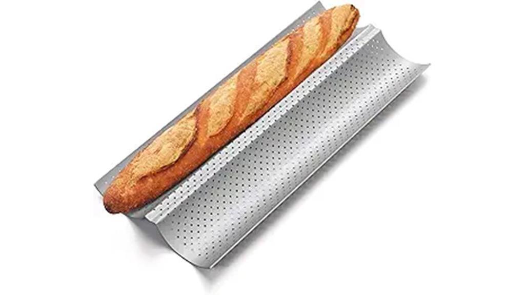 nonstick french bread pan