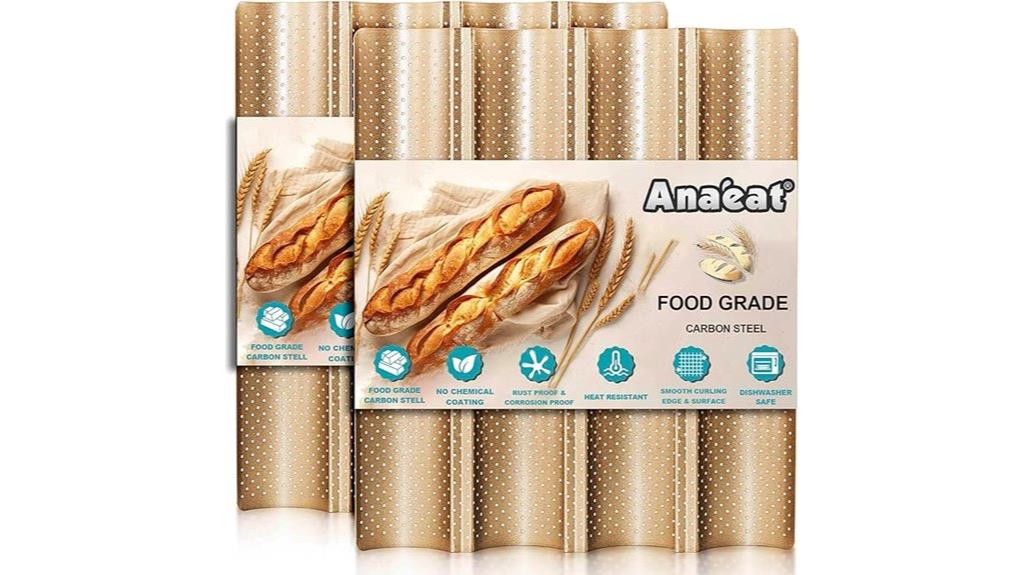 nonstick perforated bread pan