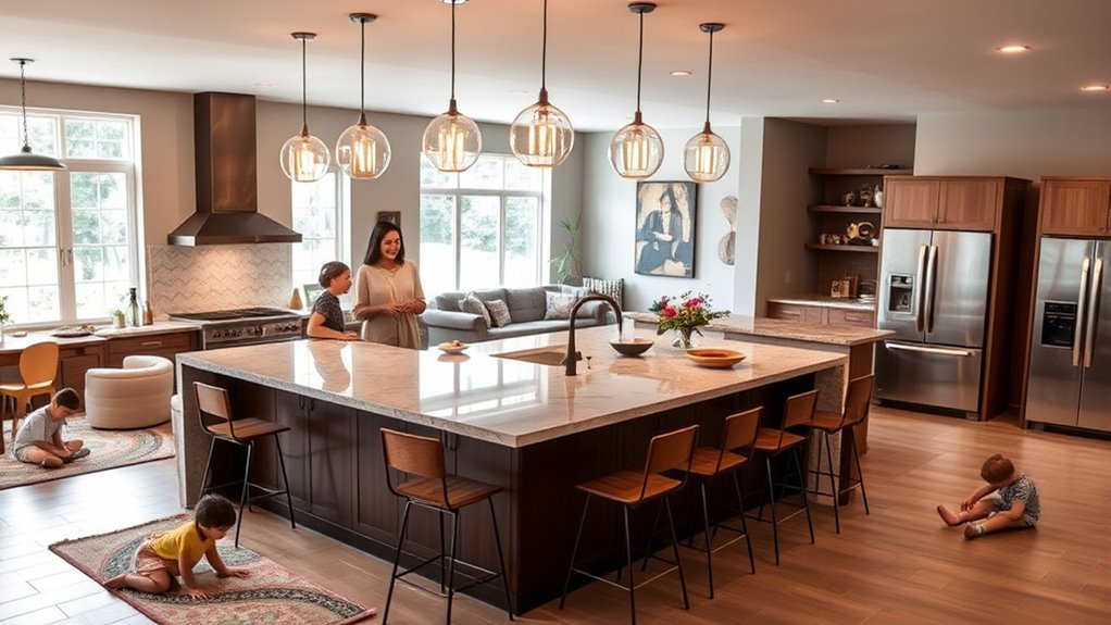 open kitchens foster family bonding
